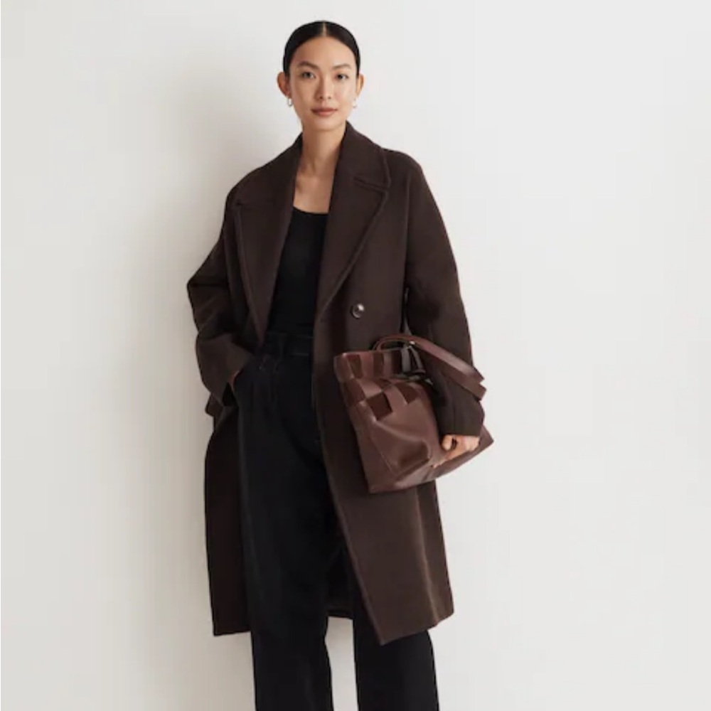 Madewell Oversize Gianna Coat in Insuluxe Fabric